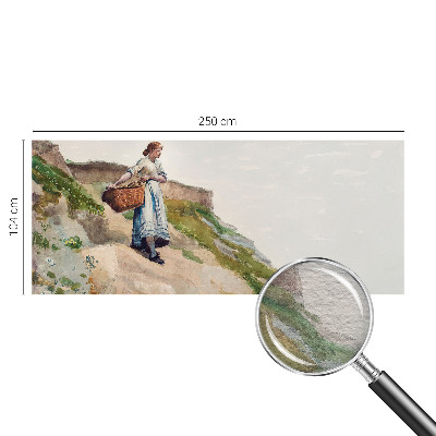 Papel de parede para sala paisagem feminina