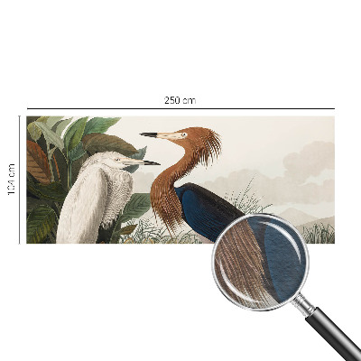 Fotomural Pássaros em plantas