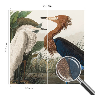 Fotomural Pássaros em plantas