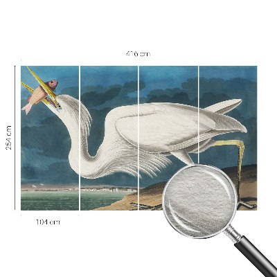 Mural de fotos na parede Pássaro com peixe