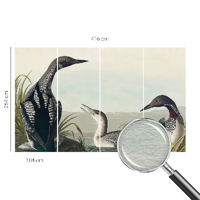 Papel de parede decorativo Pássaros sobre a água