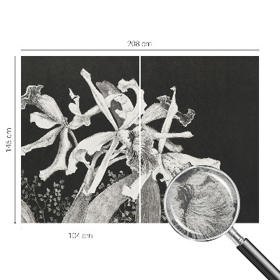 Mural fotográfico Ilustração de orquídea