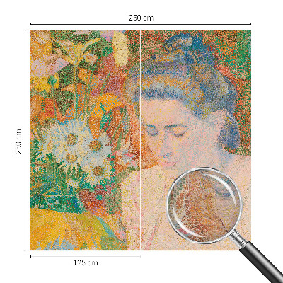 Mural de parede Retrato floral