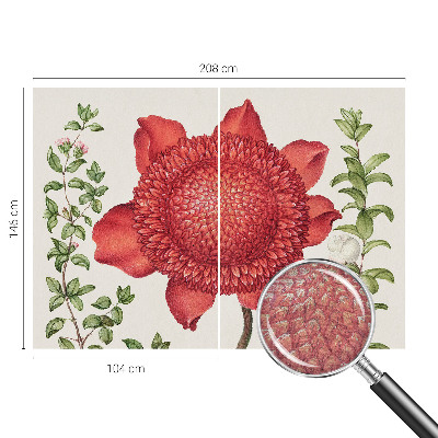 Papel de parede para sala Elegância floral