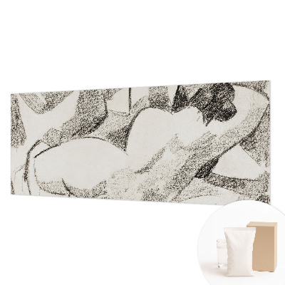 Mural de fotos na parede Uma figura deitada