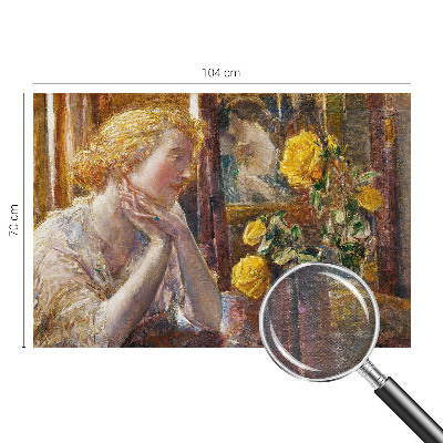 Papel de parede fotográfico Mulher com rosas