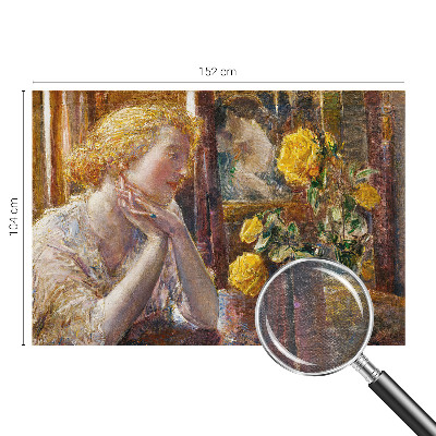 Papel de parede fotográfico Mulher com rosas