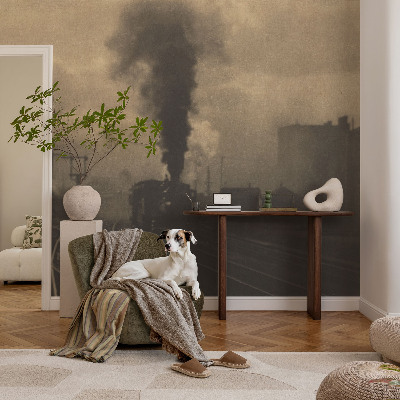 Papel de parede decorativo Paisagem industrial