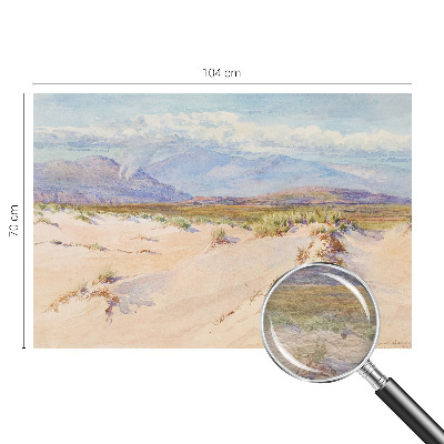 Papel de parede fotográfico paisagem desértica