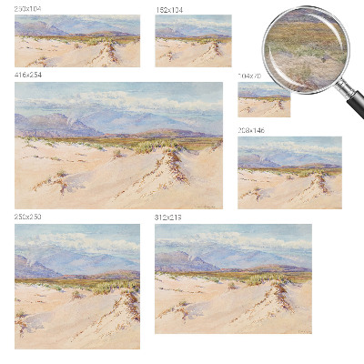 Papel de parede fotográfico paisagem desértica