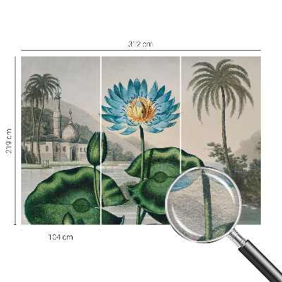 Papel de parede para sala Paisagem exótica