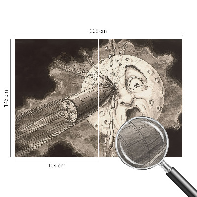 Papel de parede decorativo Colisão cósmica