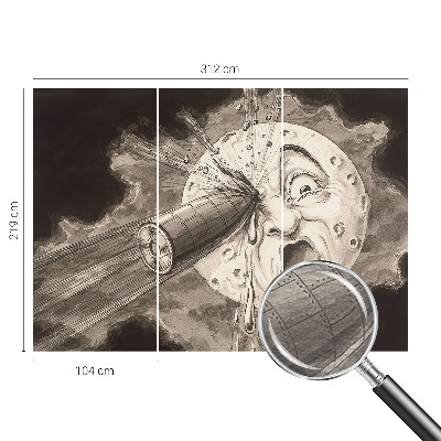 Papel de parede decorativo Colisão cósmica