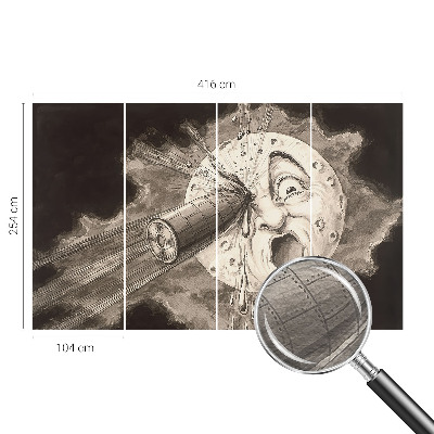 Papel de parede decorativo Colisão cósmica