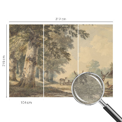 Mural de parede Paz da floresta