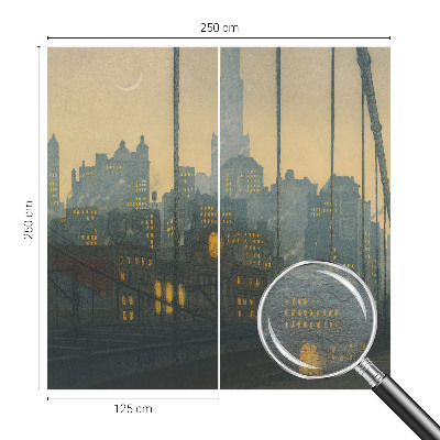 Papel de parede para quarto Panorama noturno