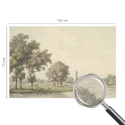 Papel de parede decorativo Um parque tranquilo