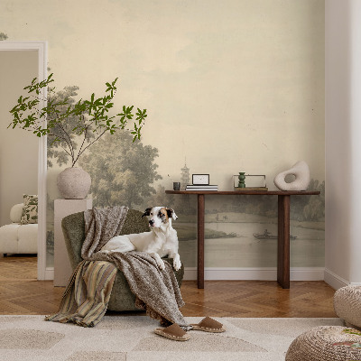 Papel de parede decorativo Um parque tranquilo