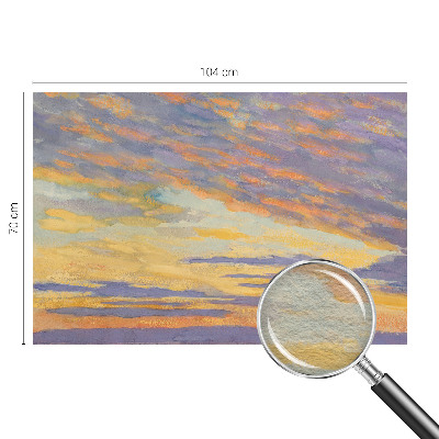 Mural de fotos na parede Céu pastel