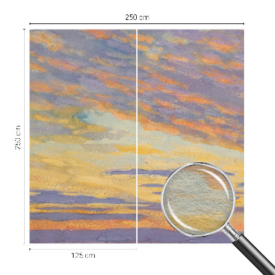 Mural de fotos na parede Céu pastel