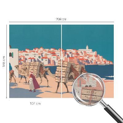 Papel de parede fotográfico Caravana de camelos