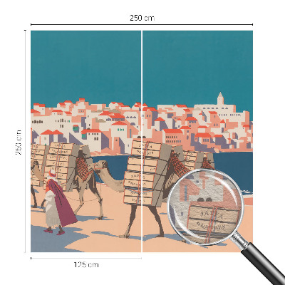 Papel de parede fotográfico Caravana de camelos