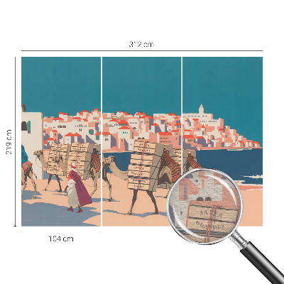 Papel de parede fotográfico Caravana de camelos