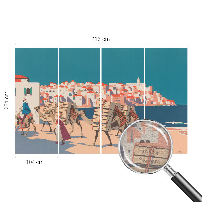 Papel de parede fotográfico Caravana de camelos