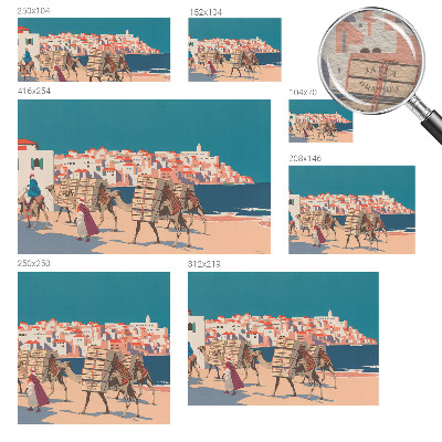 Papel de parede fotográfico Caravana de camelos