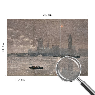 Papel de parede fotográfico Panorama noturno