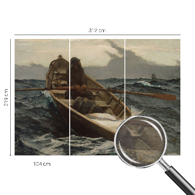 Papel de parede para quarto Pescador no mar