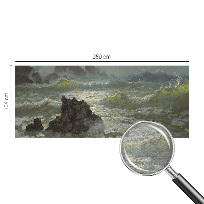 Papel de parede decorativo Mar tempestuoso