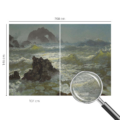 Papel de parede decorativo Mar tempestuoso