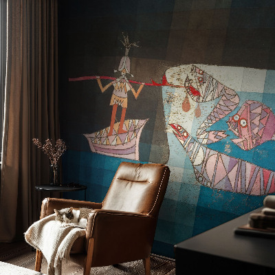 Papel de parede para quarto Pescador caçador