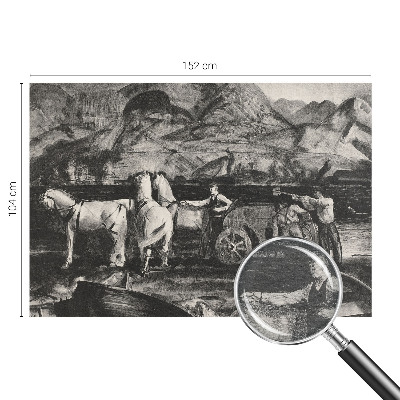 Papel de parede decorativo Cena de aldeia