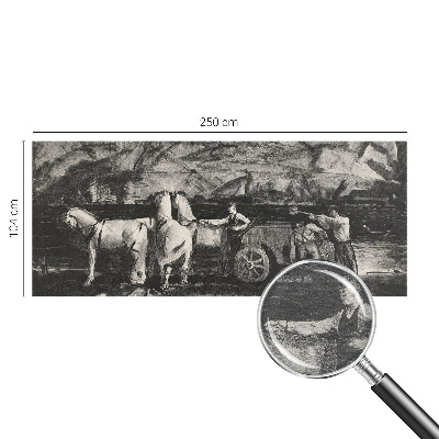 Papel de parede decorativo Cena de aldeia