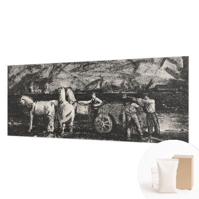 Papel de parede decorativo Cena de aldeia