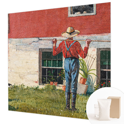 Fotomural Cena de aldeia