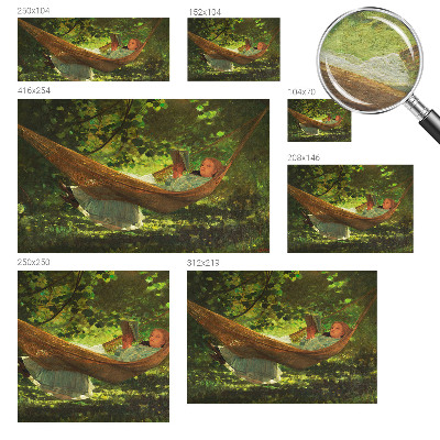 Papel de parede fotográfico Relaxando em uma rede