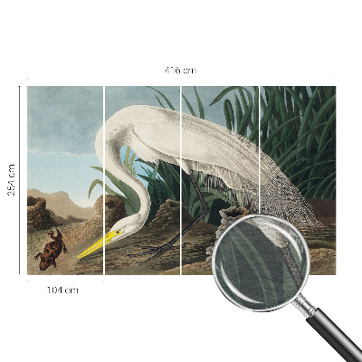 Papel de parede para sala Garça majestosa