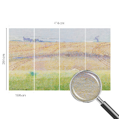 Papel de parede decorativo Campo de verão