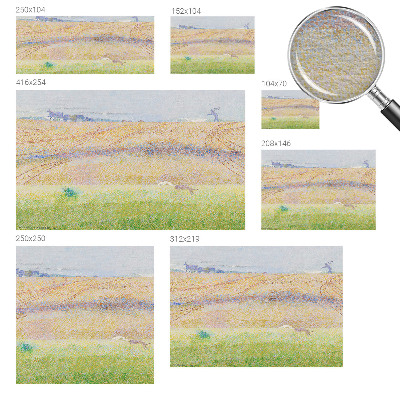 Papel de parede decorativo Campo de verão