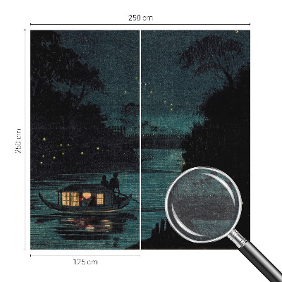 Mural de fotos na parede Luzes da noite