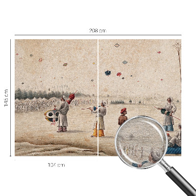 Fotomural Pipas voando