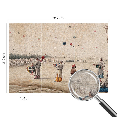 Fotomural Pipas voando