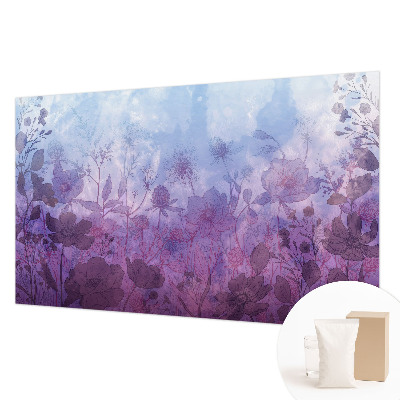 Papel de parede para sala Flores em tons pastel