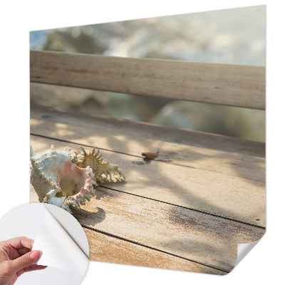 Papel de parede autocolante com cena relaxante