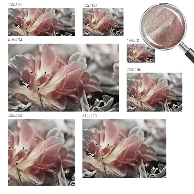 Papel de parede autocolante para sala Flor pastel