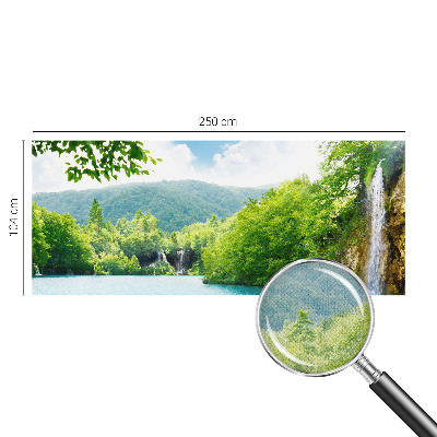 Papel de parede autocolante para sala Cachoeira natural