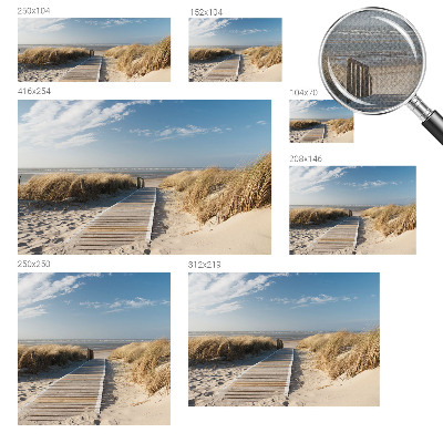 Autocolante de parede fotográfico com motivo Caminho Marinho